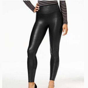 Womens Spanx Faux Leather Leggings